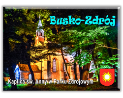 Magnes usztywniany BUSKO-ZDRÓJ - Kaplica św. Anny w Parku Zdrojowym